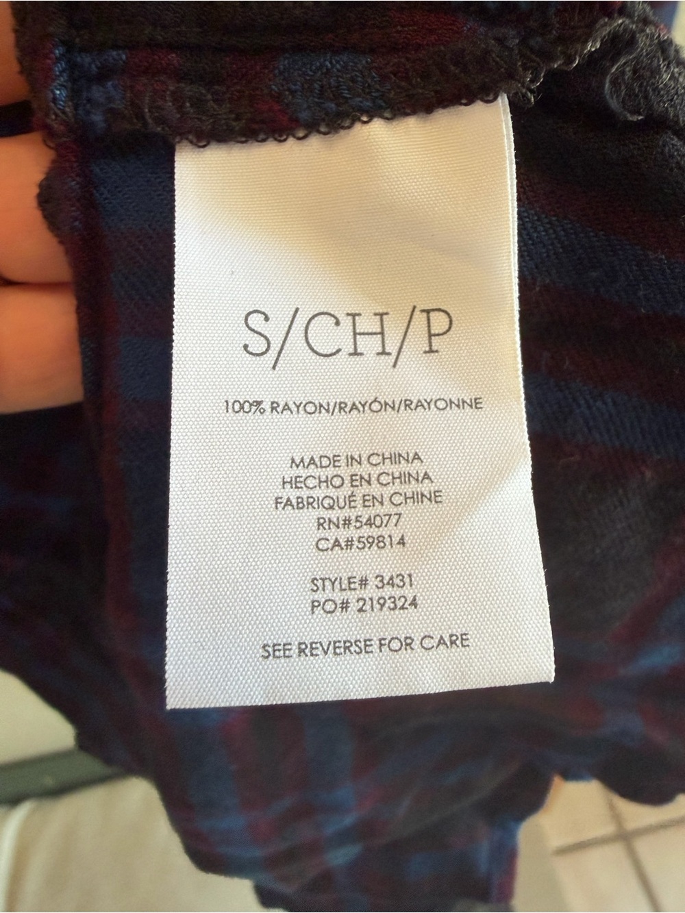 Cabi #3431 Check Flannel Moody Plaid Shirt Small - Picture 7 of 8